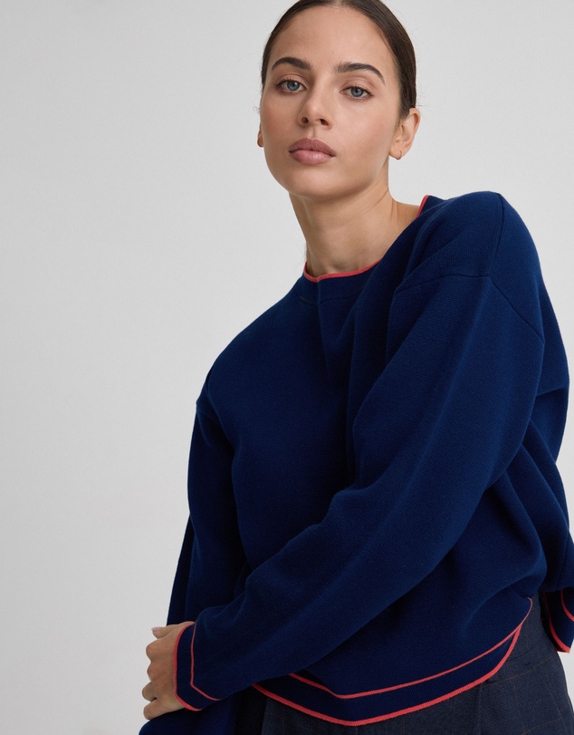 Oxford - Harper Contrast Trim Knit