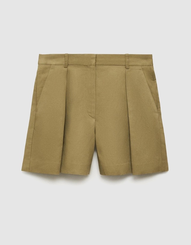 M.N.G - Max Linen-Blend Bermuda Shorts