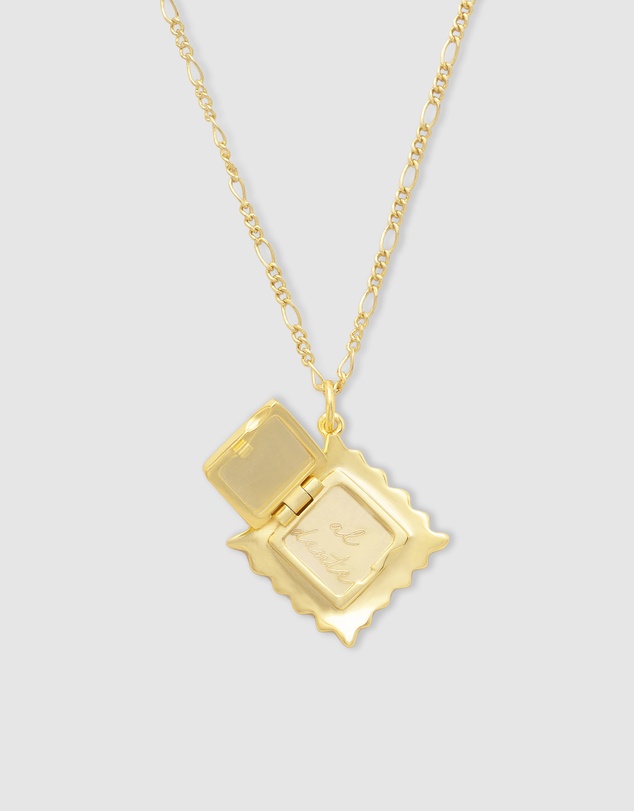 Wanderlust + Co - Ravioli Gold Necklace