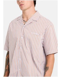 Arvust - Box Striped Short Sleeve Shirt