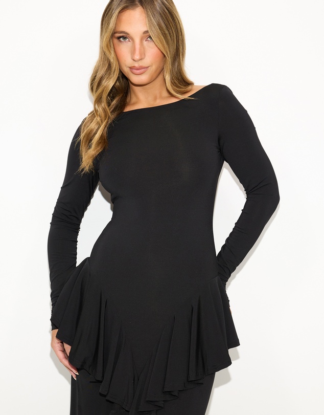 Dazie - Lulu Frill Maxi Dress