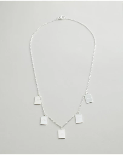 Carly Paiker - Hieroglyph Tag Necklace