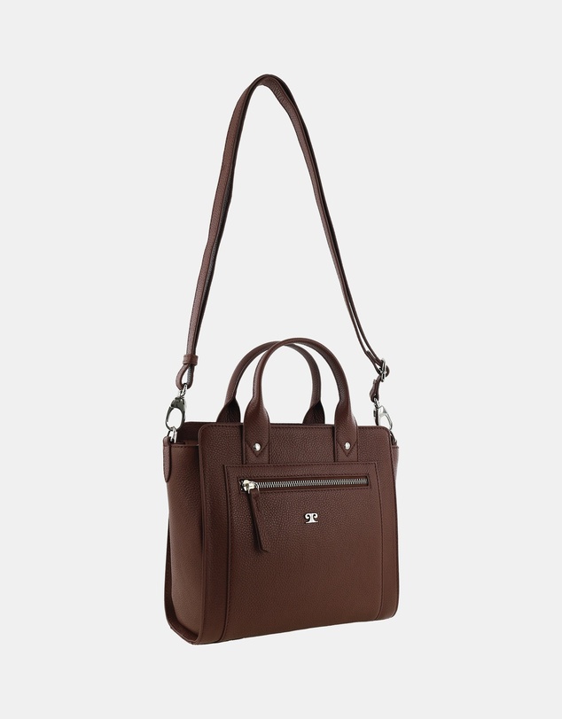 Pierre Cardin - Pierre Cardin Ladies Leather Mini Tote Crossbody Bag
