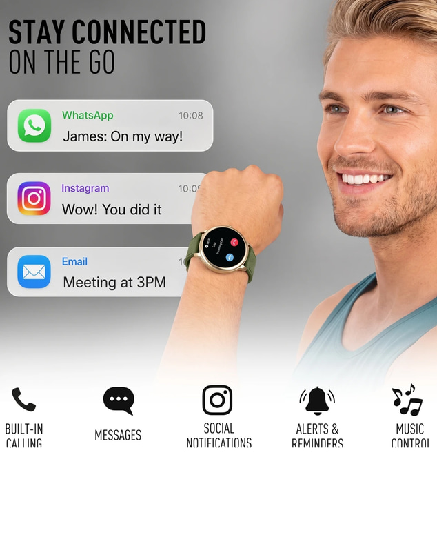 Reflex Active - Spectra 300R Khaki Smart Watch