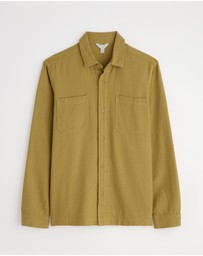 Seasalt - Seasalt Cornwall Yellow Rigging Plain Overshirt