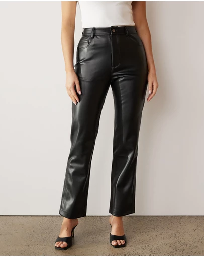 Atmos&Here - Ashley Leather Look Pants