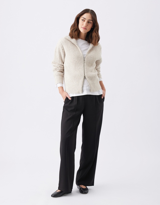 Ripe Maternity - Layla Zip Through Knit