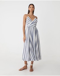 Forcast - Ikaria Linen Crossover Dress