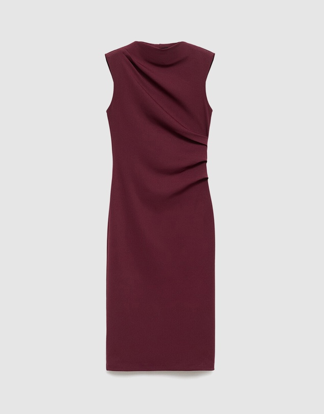 M.N.G - Ruched Fitted Dress