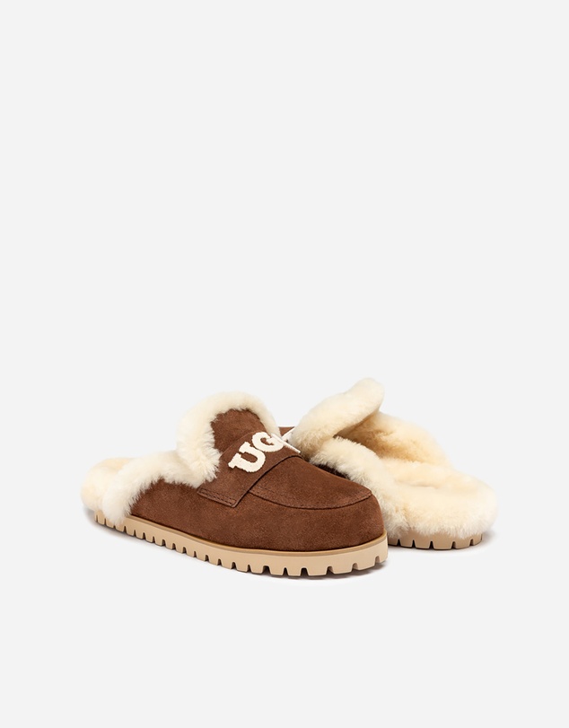 Ozwear Connection Uggs - Ugg Priya Knit Logo Shearling Slipper
