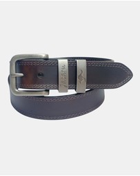 Jacaru - Jacaru 6017 Casual Leather Belt 38mm