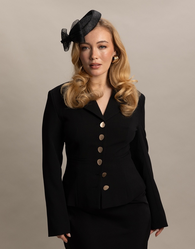 Morgan & Taylor - Juliet Fascinator in Black