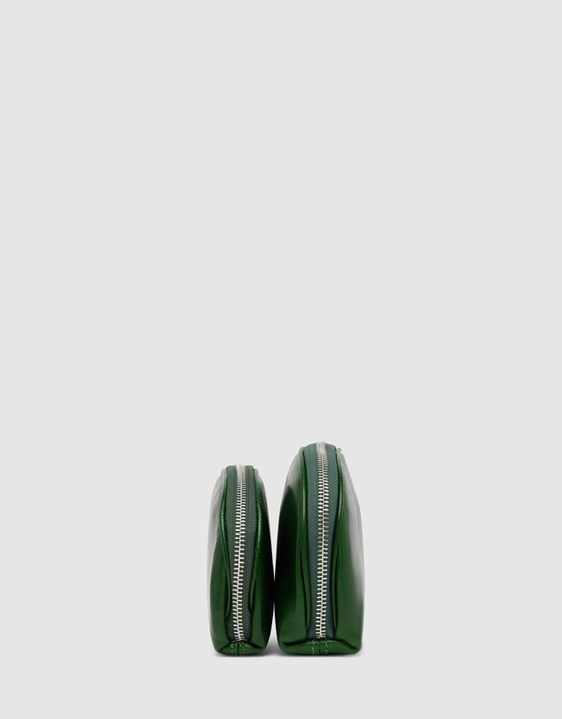 Republic of Florence - Duo Green Leather Pouch Set