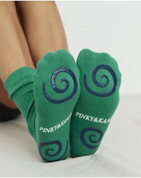 Pinky & Kamal - Pilates Spiral Grip Socks