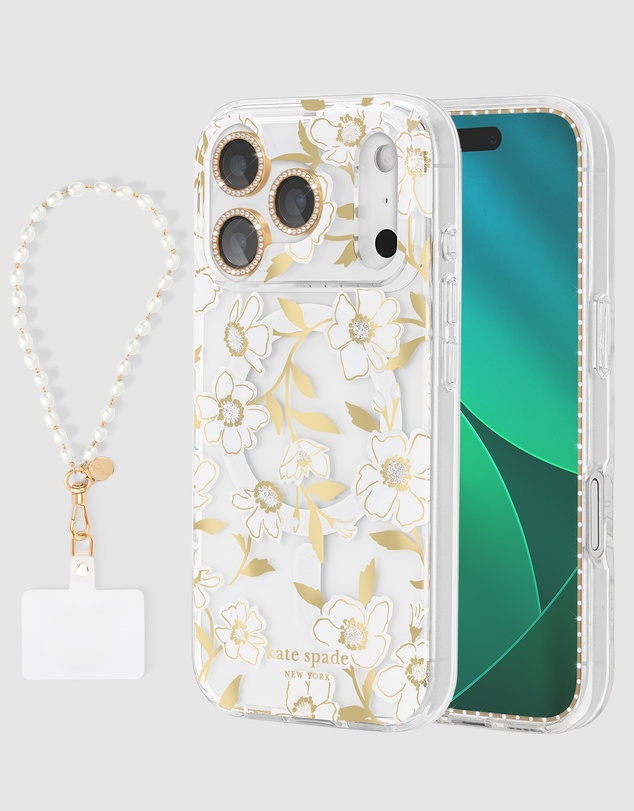 Kate Spade - Kate Spade Sunshine Floral MagSafe Charm Bundle for iPhone 17 Pro Max