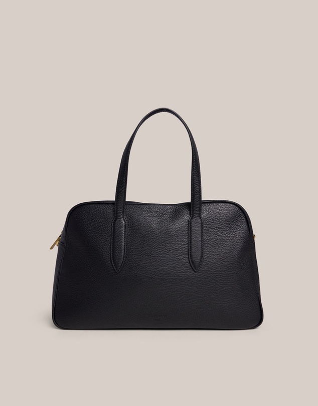 VESTIRSI - Vera Black Medium Bowler Bag