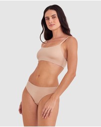 Bras N Things - Body Bliss Wirefree Scoop Bra - Nude 2