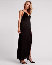 ONE TEASPOON - Animal Jaquard Maxi Slip Dress
