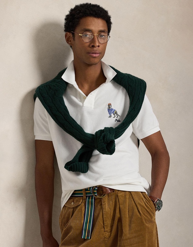 Polo Ralph Lauren - Custom Slim Fit Dog-Embroidered Polo