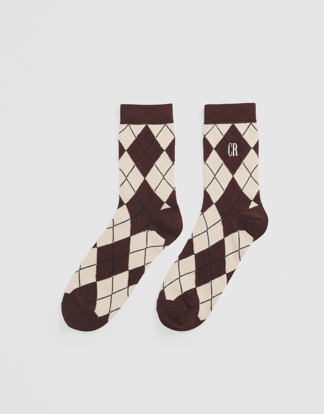Country Road - Argyle 3/4 Crew Sock