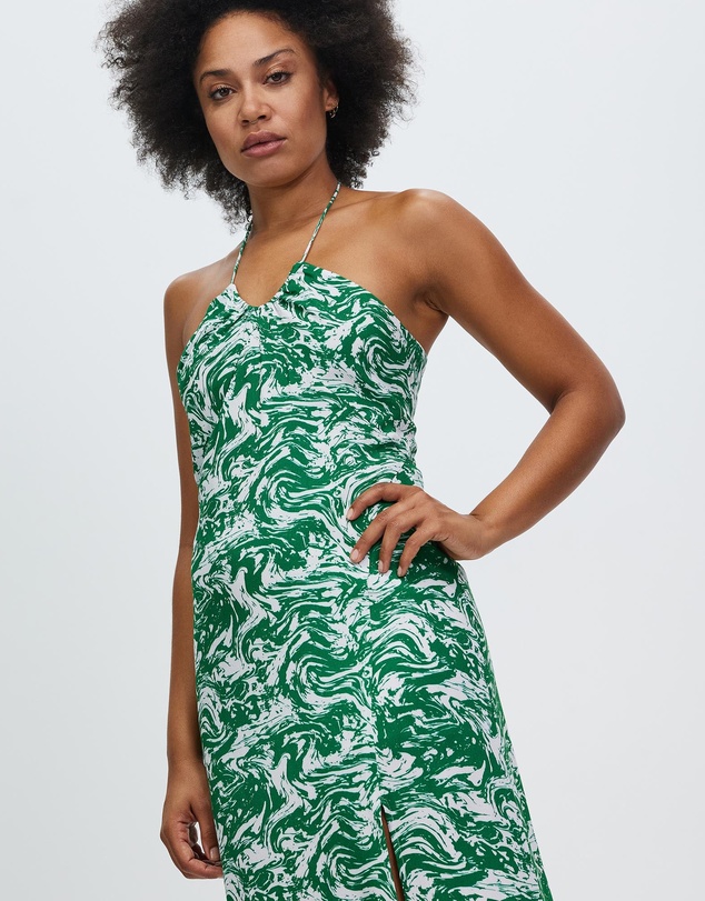 Third Form - Marble Draw In Slip Dress