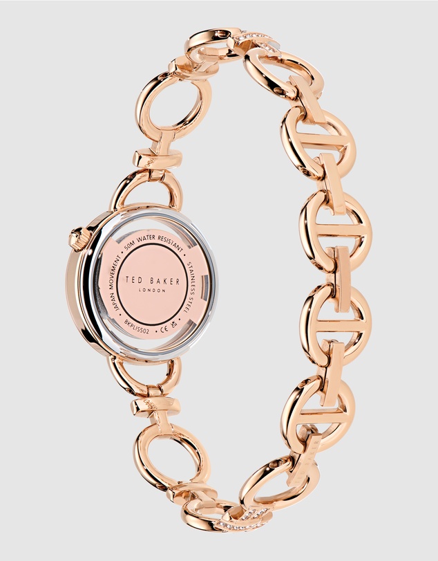 Ted Baker - Lilabel Bow Rose 28mm Gold-Tone Bracelet Watch