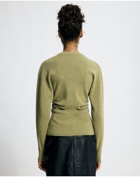 Lover - Dido Sculpted Wool Cardigan