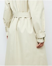 AERE - Organic Cotton Belted Trench Coat