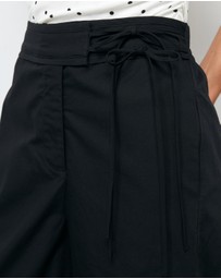 AERE - Olyssa Tie Waist Cotton Pants