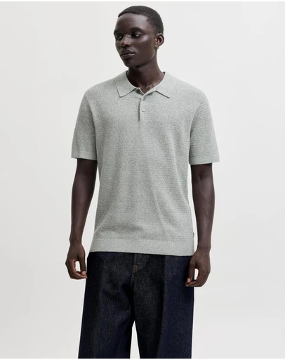 Jack & Jones - Jprbluriley Knit SS Polo