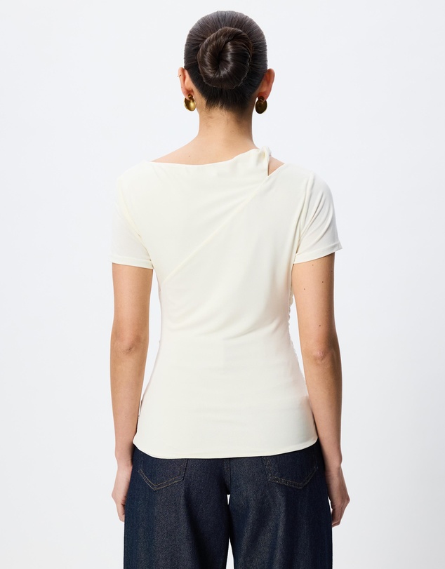 Tussah - Morgan Twist Detail Short Sleeve Top