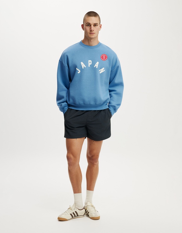 Cotton On - Oversized Graphic Crew Sweater