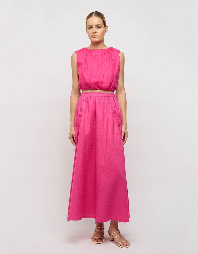 FRIEND of AUDREY - Adoni Linen Cocoon Top