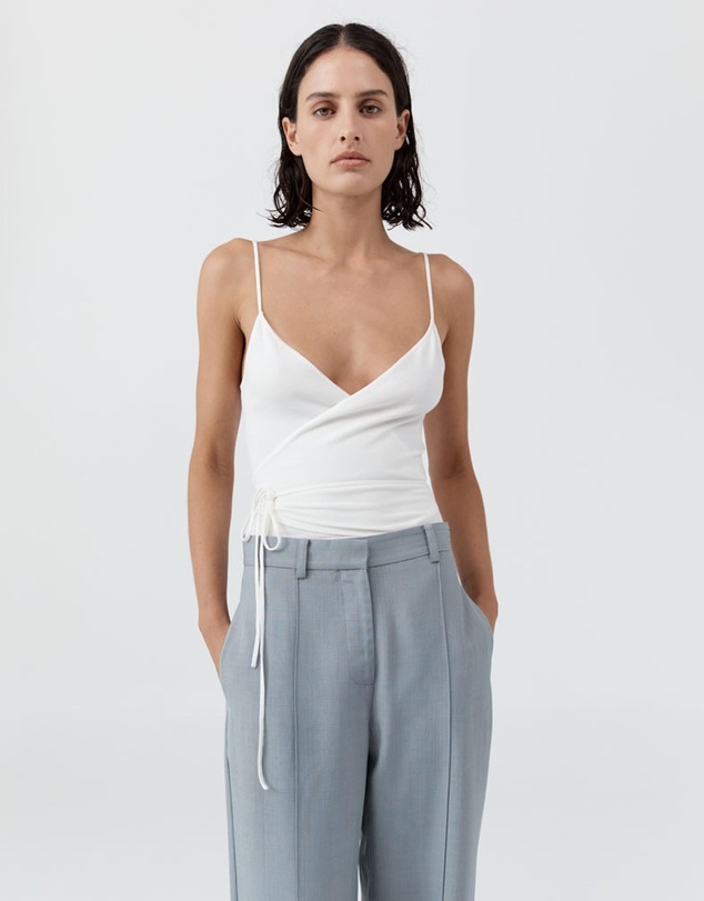 St. Agni - Ballerina Wrap Knit Top