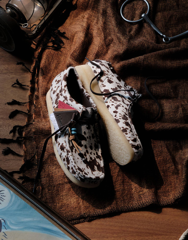 Clarks Originals - Wallabee (W) Brown Cow Print