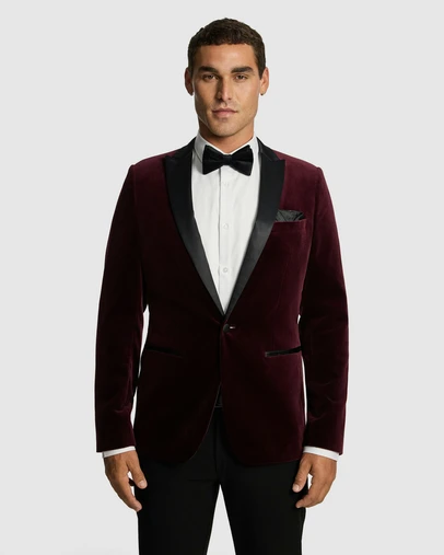 yd. - Milan Velvet Tuxedo Jacket