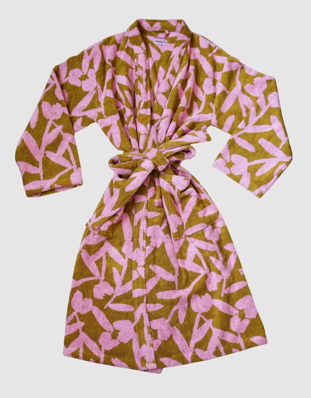 Mosey Me - Abstract Terry Robe