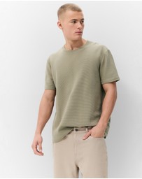 UNISON - Horizontal Rib T Shirt