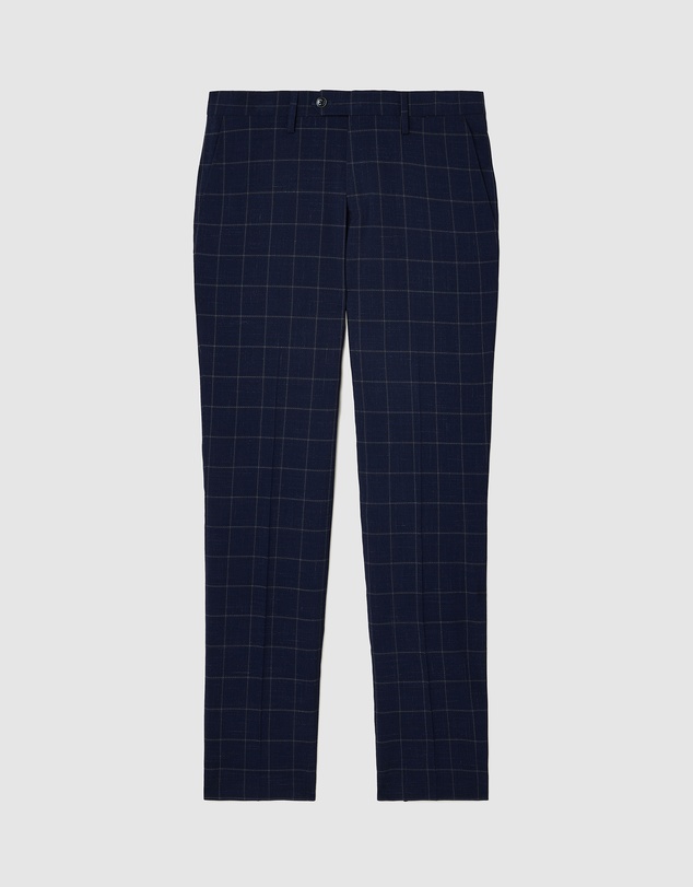 Politix - Sebastian Windowpane Check Tailored Pant