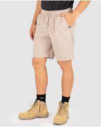 UNIT - UNIT Pivot Mens Elastic Waist Chino Shorts