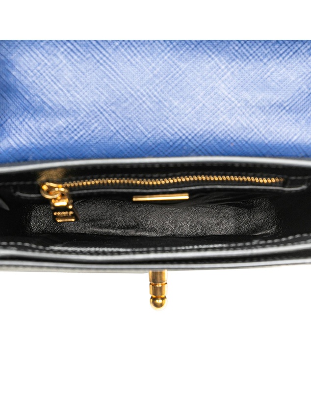 Pre-Loved by Azura Reborn - Pre-Loved Bicolor Saffiano Cuir Flap Crossbody