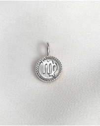 Wanderlust + Co - Virgo Zodiac Mother of Pearl 925 Sterling Silver Pendant