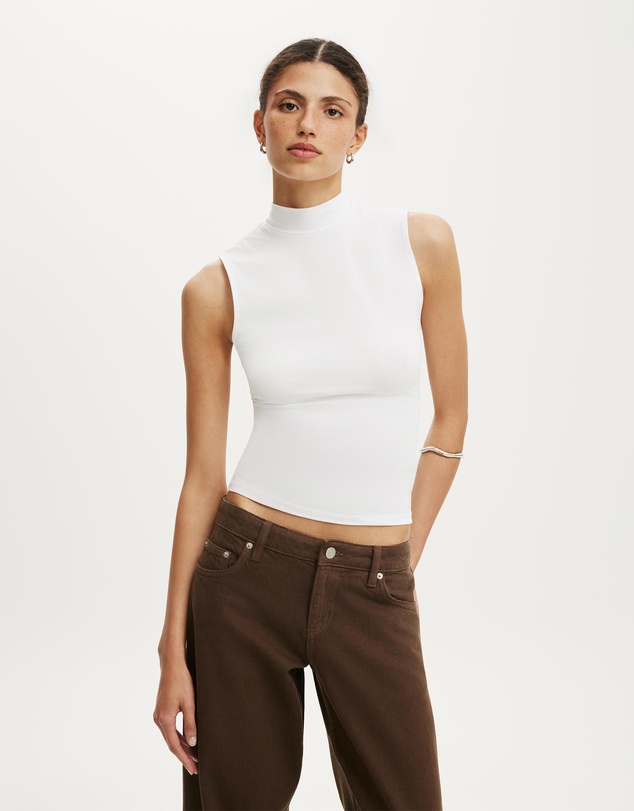 Cotton On - Mock Neck Tank