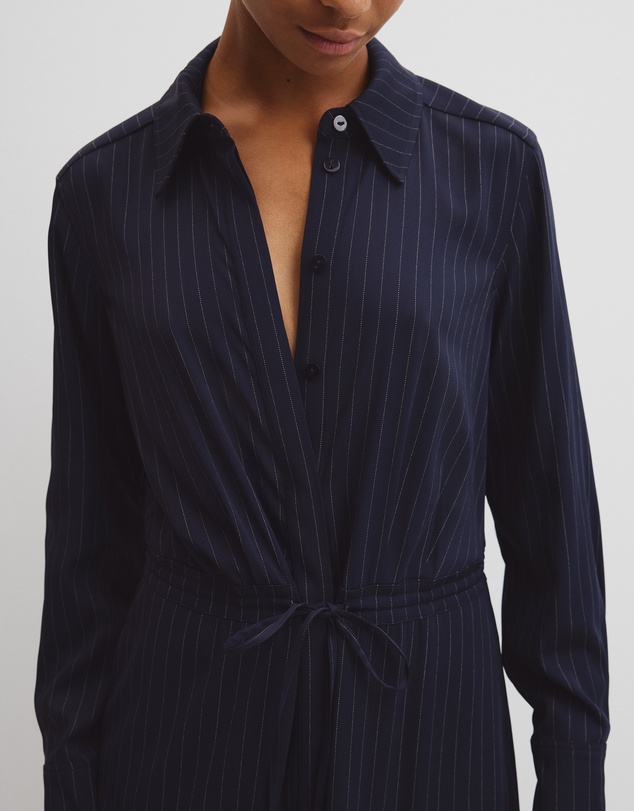 Country Road - Pinstripe Shirt Dress