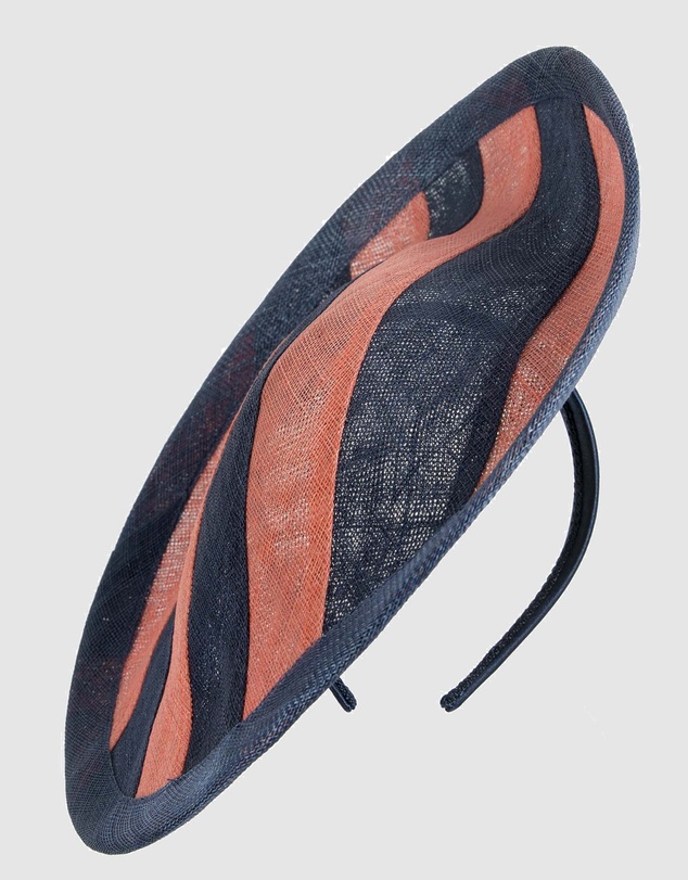 Max Alexander - Large Multicolor Plate Racing Fascinator Racing Fascinator