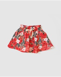 WITH LOVE FOR KIDS - Cotton Muslin Paperbag Skirt - Babies - Kids