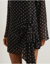 Atmos&Here - Jordi Mini Georgette Spot Dress