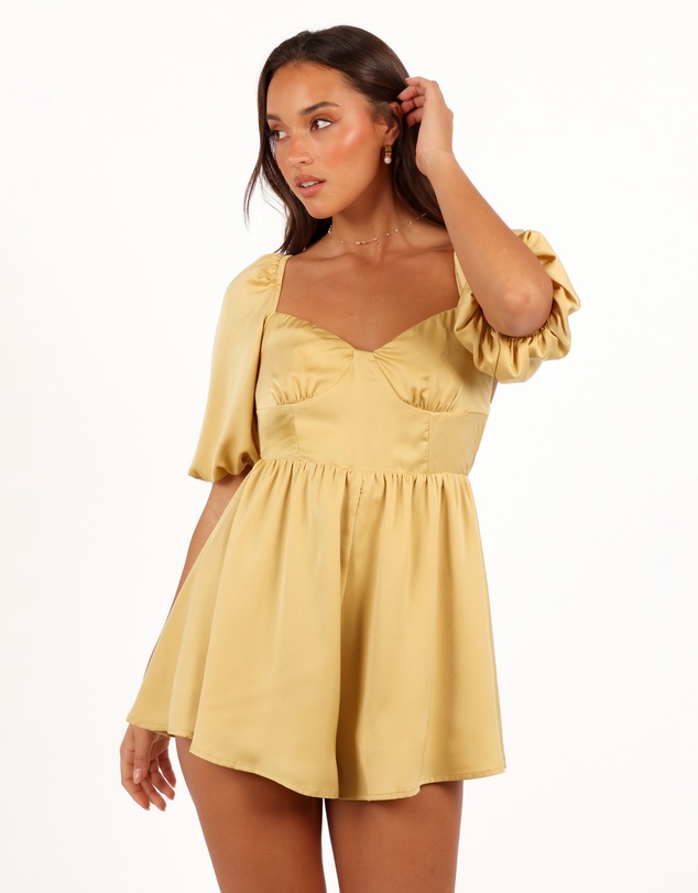 Petal & Pup - Billie Romper - Honeysuckle Yellow