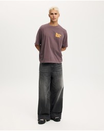Cotton On - Cropped Fit Music T-Shirt