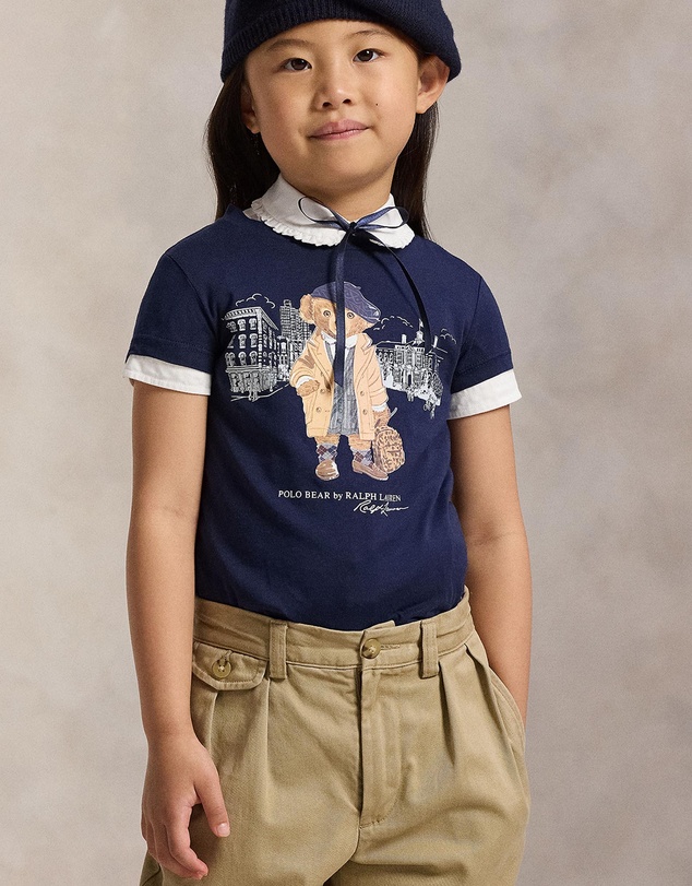 Polo Ralph Lauren - Polo Bear Cotton Jersey Tee - ICONIC EXCLUSIVE - Babies-Kids